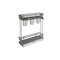 Rev-A-Shelf Steel, Orion Gray, 7.25 in W, 24 in H, 21.69 in D, 21.69 in L, Orion Gray 5322UT-BCSC-6-FOG - alternate 1